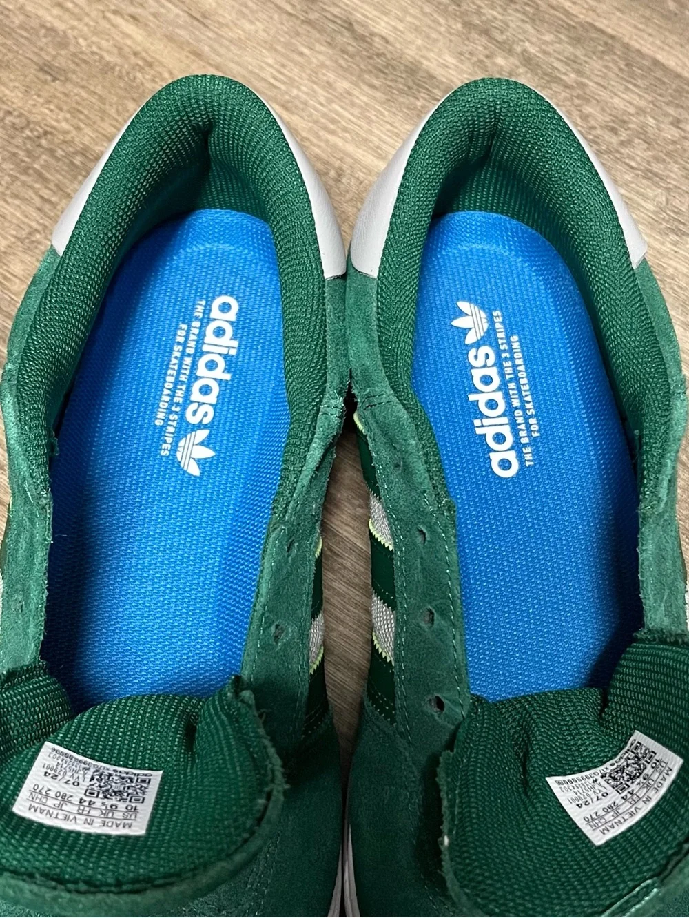 Adidas Matchbreak Super - Dark Green Suede - Men 10/Women 11 - JH5174